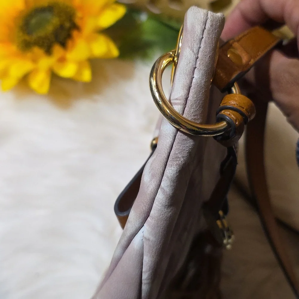Vince Camuto Leather Tie-Dye Crossbody Bag - Picture 16 of 16